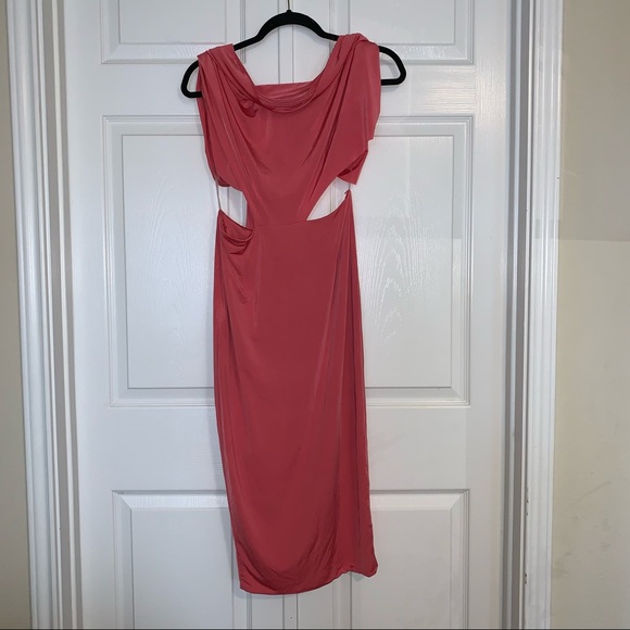 NWT JLUXLABEL Coral Love Letter Multi-Wrap Dress - Picture 5 of 12